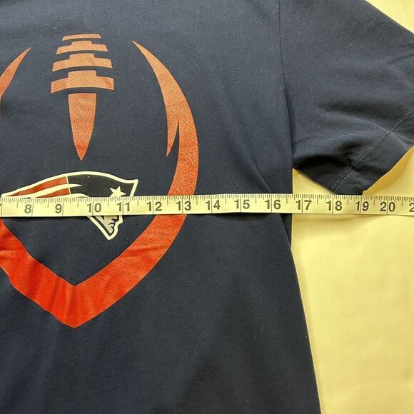 Nike New England Patriots Shirt Mens Small Blue NFL Football Dri-Fit Onfield - Picture 6 of 7